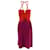 Vestido Emmaline sin mangas con recorte de bloque de color de Herve Leger en rayón multicolor Rayo Fibra de celulosa  ref.589632