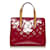 Louis Vuitton Red Vernis Reade PM Braun Rot Hellbraun Leder Lackleder  ref.589954