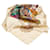 Gucci bufanda de seda estampada blanca Blanco Multicolor Paño  ref.589985