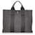 Hermès Hermes Gray cabas PM Toile Tissu Gris  ref.590150