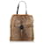 Chanel Brown Fur Tote Bag Black Suede Leather  ref.590228