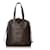 Louis Vuitton Brown Monogram Macassar Cabas Light Black Leather Cloth Pony-style calfskin  ref.590284