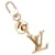 Charm para bolso Louis Vuitton Gold LV Facettes Dorado Metal  ref.590328