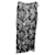 Bufanda con estampado de piña de Saint Laurent en seda negra  ref.590429