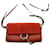 Chloé Chloe Faye Small Shoulder Bag in Red Leather   ref.590516