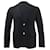 Junya Watanabe Einreihiger Blazer aus schwarzer Baumwolle Marineblau  ref.590524