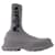 Alexander Mcqueen Sock Boots in Grey  ref.590617