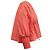 Ganni Gingham Top com amarração frontal em algodão vermelho - vista 2