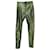 Isabel Marant Pantalon Brillant en Polyamide Vert Nylon  ref.590659