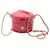 Neceser Chanel acolchado con cadena en charol rosa Cuero  ref.590747