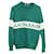 Givenchy Pull Upside Down Logo Knit en Coton Vert Sarcelle  ref.590764