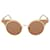 Bottega Veneta Round-Frame Metal Sunglasses  ref.590799