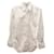 Thom Browne Classic Button Down Poplin Shirt in White Cotton  ref.590813