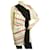3.1 Phillip Lim Haut long ou mini-robe blanc à motif pied-de-poule noir et orange Coton Multicolore  ref.590815