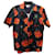 Soulland camisa manga curta estampada com botão frontal em algodão multicolorido Multicor  ref.590842