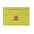 Chanel Limettengrüne gesteppte Schokoriegel-Kartenhalter-Geldbörsen-Etui Leder  ref.590853