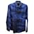 Amiri Flannel Long Sleeve Button Front Shirt in Blue Cotton   ref.590992
