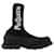 Alexander Mcqueen Botas estilo calcetín en negro  ref.591003