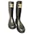 Chanel-Gummistiefel Schwarz  ref.591146