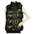 Colete colete leve de penas MONCLER Galene preto puffer tamanho da jaqueta 4 Nylon  ref.591189
