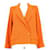 Chaqueta de lana naranja Chanel  ref.591190