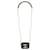 Chanel AirPod Pro Necklace Black White Gold hardware Leather Pearl Gold-plated Acetate  ref.591255