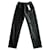 Autre Marque Nouveau pantalon en cuir véritable STEFANEL Noir  ref.591265
