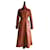 SPORTMAX brand new real leather trench coat Caramel  ref.591285
