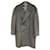 Autre Marque vintage overcoat size L Grey Wool  ref.591308