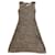 Chanel dress Beige Bronze Nylon Rayon  ref.591352
