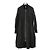 Issey Miyake Pleats Please  Black Parka Coat