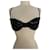 Christian Dior bra embroidered with black seed beads Silk  ref.591413