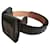 MAX MARA nuevo cinturón de cuero real Negro Metal  ref.591495