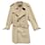 Trench coat masculino anos 60 Burberry tamanho M Bege Algodão Poliéster  ref.591514