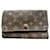 Louis Vuitton Purses, wallets, cases Brown Cloth  ref.591565