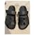 Hermès Des sandales Cuir Noir  ref.591600