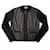 Moncler Strickjacke aus schwarzer Wolle mit Reißverschluss  ref.591636
