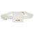 Jacquemus La Ceinture Carree Ledergürtel in Weiß L