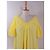 Autre Marque Blusa oversize Rabens Saloner amarilla de algodón Amarillo - vista 2