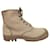 Autre Marque vintage Wissart canvas ankle boot 43 Beige Cotton  ref.591776