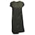 Vestido asimétrico Hermès en viscosa gris Fibra de celulosa  ref.591809