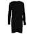 Top tipo túnica de canalé suave de Joseph en lana negra Negro  ref.591814