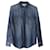 Saint Laurent Western Shirt in Blue Cotton Denim  ref.591842