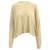 Autre Marque Acne Studios Issy Rib Long Sleeve Top in Beige Cotton Brown  ref.591905
