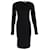 Stella Mc Cartney Stella McCartney Embellished Crew Neckline Dress in Black Cotton  ref.591910