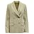 Joseph Double Breasted Coat in Beige Wool   ref.591933