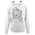Alexander McQueen hoodie in white cotton with Mc print  ref.592251