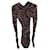 Isabel Marant Mini abito con stampa Paisley increspato in viscosa viola Porpora Fibra di cellulosa  ref.592309