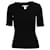 Alexander Wang Camiseta Recortada nas Costas em Seda Artificial Preto Raio Fibra de celulose  ref.592420