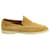 Loro Piana Summer Walk Loafers in Light Khaki Suede Green  ref.592519